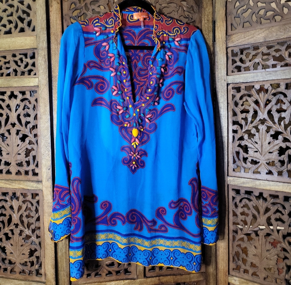 Hale Bob Multicolor Bohemian Top